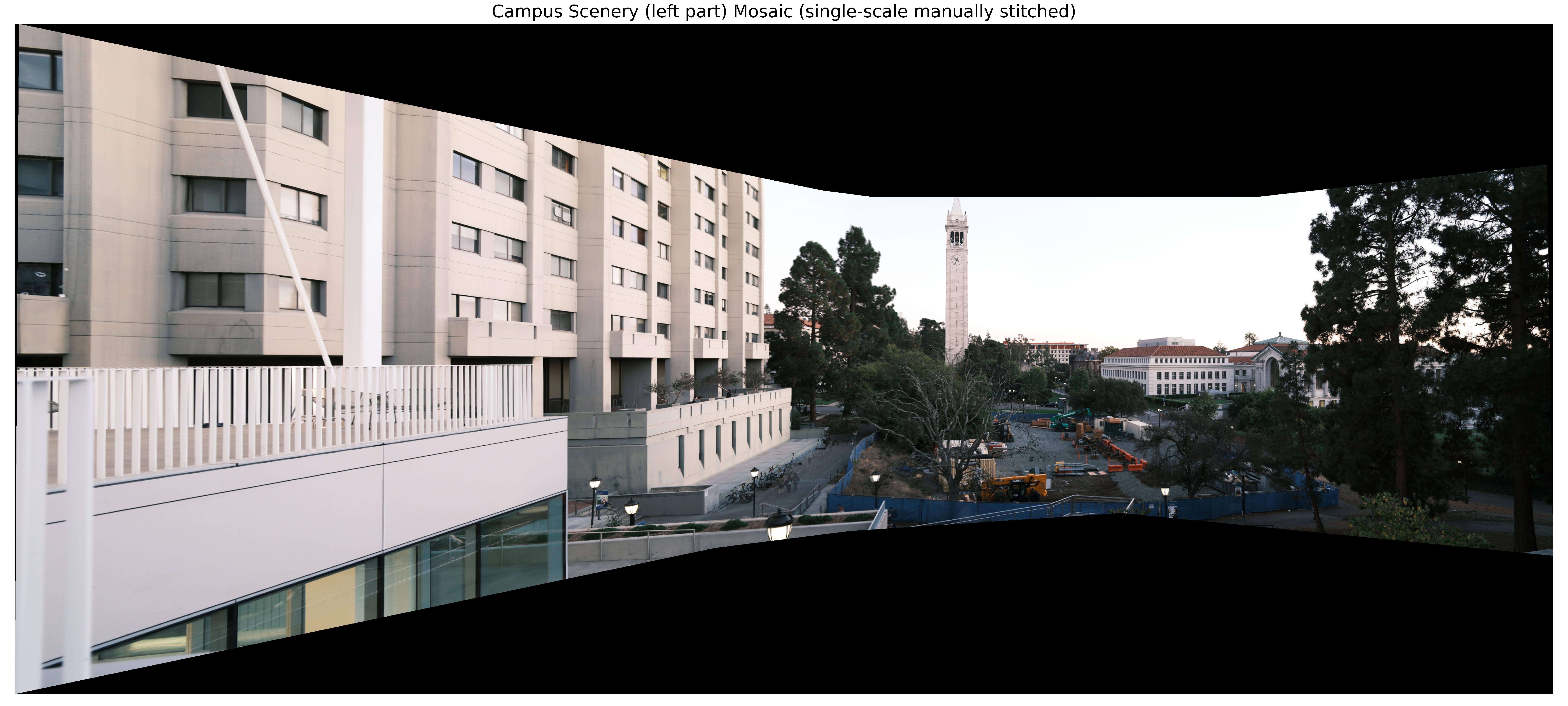 Campus Scenery Mosaic (Left)