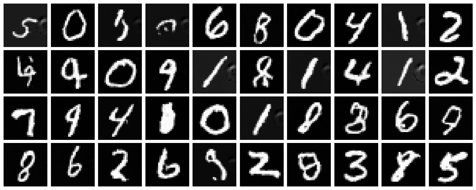 Sampled Images at Training The Last Epoch